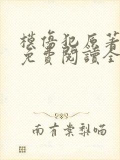 模仿犯原著小说免费阅读全文