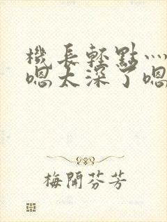 机长轻点灬太粗嗯太深了嗯