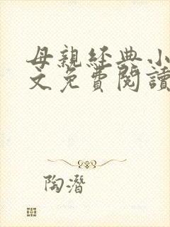 母亲经典小说全文免费阅读