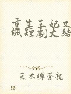 重生王妃又美又飒短剧大结局