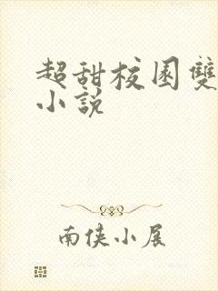 超甜校园双男主小说