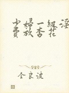 少妇一级淫片免费放杏花