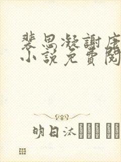 裴思凝谢康南的小说免费阅读最新章节