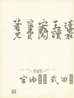 萧宁安王瑾小说免费阅读最新章节封面