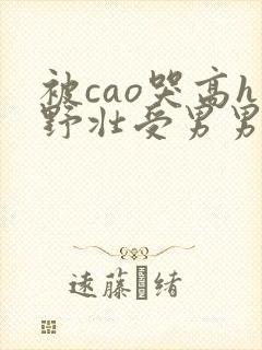 被cao哭高h野壮受男男