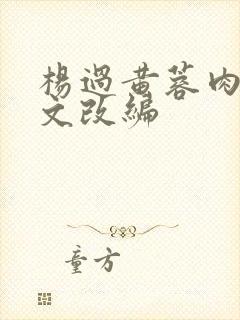 杨过黄蓉肉欲h文改编