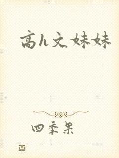 高h文妹妹