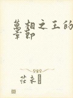 万相之王的最新章节封面