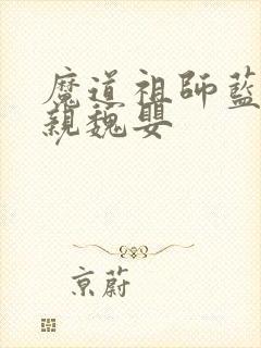 魔道祖师蓝湛偷亲魏婴