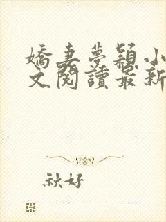 娇妻梦颖小说全文阅读最新章节更新