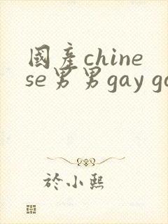 国产chinese男男gay gay网站