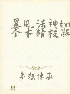 暴风法神txt全本精校版封面
