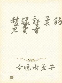 赵猛许柔的小说免费看封面