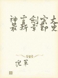 神霄剑宗大师兄最新章节更新内容分