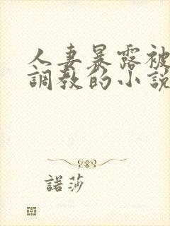 人妻暴露被别人调教的小说封面