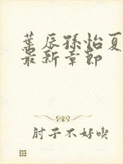 叶辰孙怡夏若雪最新章节