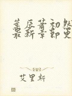 叶辰萧初然最快最新章节更新封面