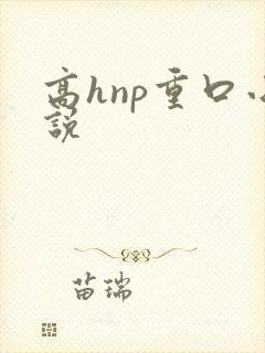 高hnp重口小说封面