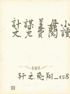 计谋美母小说全文免费阅读