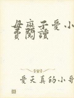 母恋子爱小说免费阅读