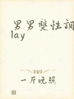 男男双性调教play