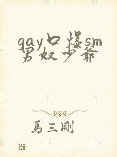 gay口爆sm男奴少爷封面