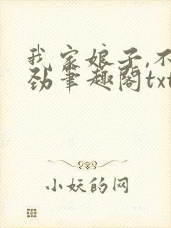 我家娘子,不对劲笔趣阁txt封面