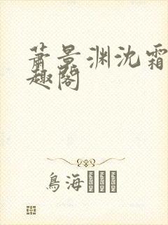 萧景渊沈霜宁笔趣阁封面