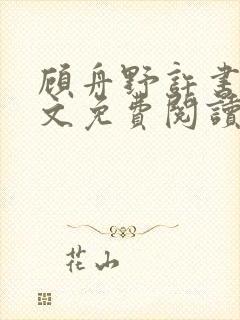 顾舟野许书意全文免费阅读最新章节