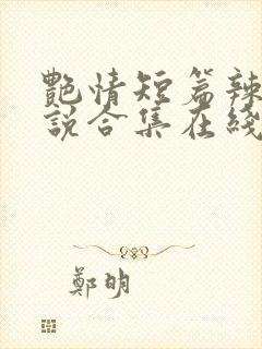 艳情短篇辣文小说合集在线阅读