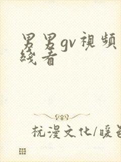 男男gv视频在线看