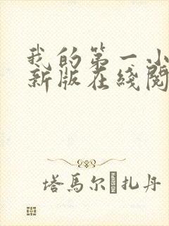 我的第一小说最新版在线阅读全文