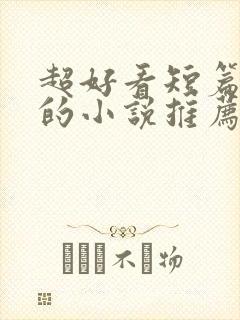 超好看短篇言情的小说推荐