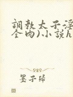 调教太子淫宴(全肉)小说h封面