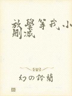 放学等我小说未删减