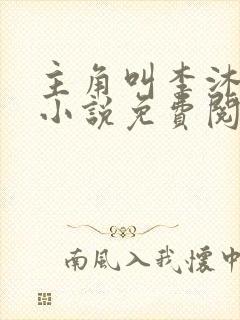 主角叫李沐尘的小说免费阅读封面