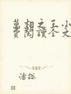 万相之王小说免费阅读全文无删减封面