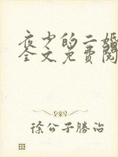 夜少的二婚娇妻全文免费阅读封面