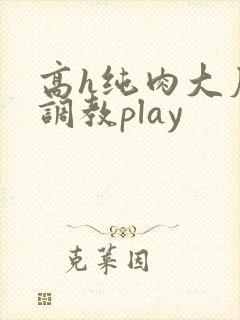 高h纯肉大尺度调教play