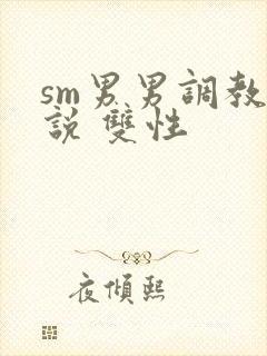 sm男男调教小说 双性