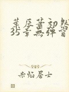 叶辰萧初然9935章无弹窗