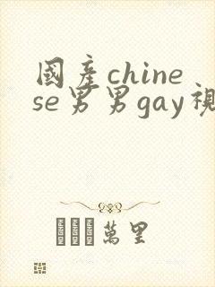 国产chinese男男gay视频网站
