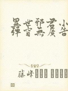 异世邪君小说无弹窗无广告