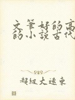 文笔好的高质量的小说古代言情推荐