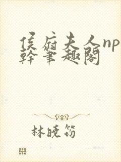 侯府夫人np高干笔趣阁封面