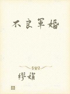 不良军婚封面
