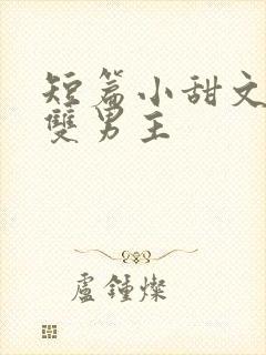 短篇小甜文小说双男主封面