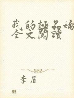 我的极品娇妻 全文阅读