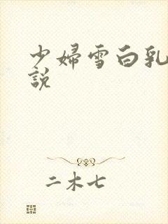 少妇雪白乳房小说