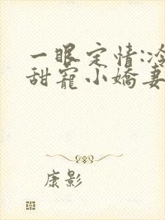 一眼定情:冷少甜宠小娇妻
